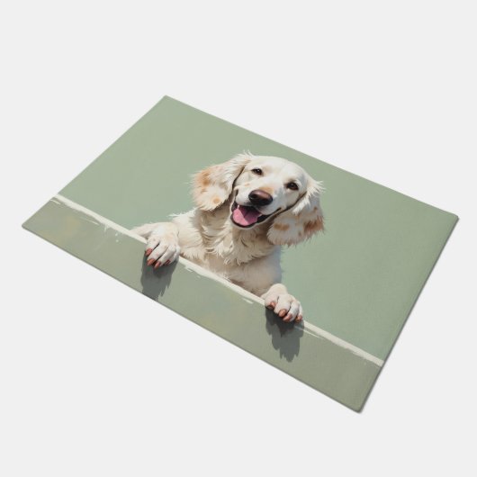 Engelse Setter deurmat Kunst (Schuin)