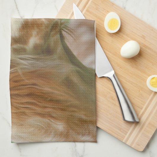 Engelse Setter Dog Kitchen Towel Theedoek (Quarter Fold)