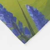 Engelse Setter Dog Spring Flowers Painting Fleece Deken (Hoek)