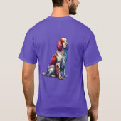 Engelse Setter Dog T-shirt (Achterkant)