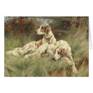  — Engelse Setter Dogs in the Field,