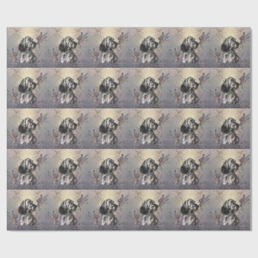 Engelse setter fazant jacht cadeaupapier (Vlak)