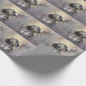 Engelse setter fazant jacht cadeaupapier (Hoek)