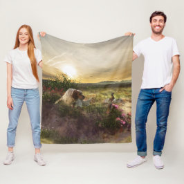 Engelse Setter, fazantjacht Fleece Deken