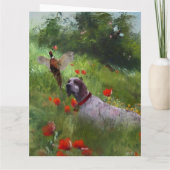 Engelse Setter, fazantjacht Kaart (Achterkant)