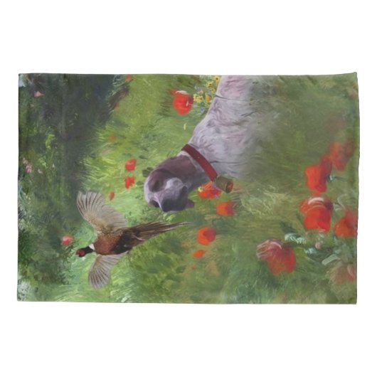 Engelse Setter, fazantjacht Kussensloop (Achterkant)