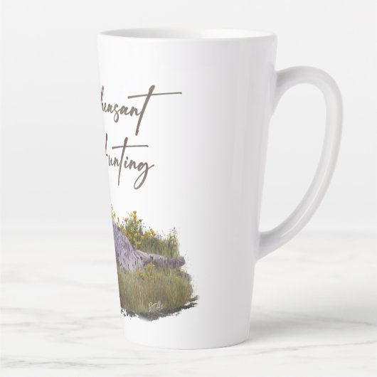 Engelse Setter, fazantjacht Latte Mok (Rechts)