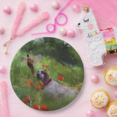 Engelse Setter, fazantjacht Papieren Bordje (Feest)