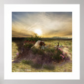 Engelse Setter, fazantjacht Poster (Voorkant)