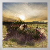 Engelse Setter, fazantjacht Poster (Voorkant)