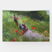 Engelse Setter, fazantjacht Spandoek (Horizontaal)