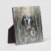 Engelse Setter  Fotoplaat (Voorkant)