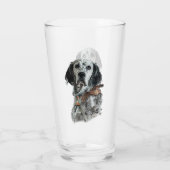 Engelse Setter Glas (Achterkant)