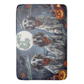 Engelse Setter Halloween Griezelen Badmat (Voorkant Verticaal)