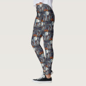 Engelse Setter Halloween Griezelig Leggings (Links)