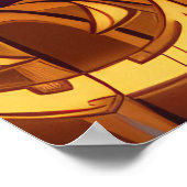 Engelse Setter Halloween Spooky Poster (Hoek)