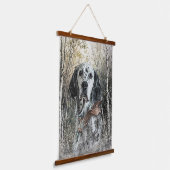 Engelse Setter  Hangend Wandkleed (Gebogen)
