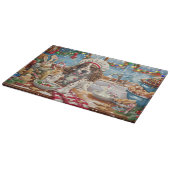 Engelse Setter Holiday Baking: Feestelijke Kerst Snijplank (Hoek)