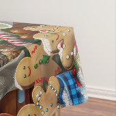 Engelse Setter Holiday Baking: Feestelijke Kerst Tafelkleed (Voorbeeld)