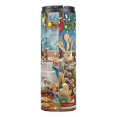 Engelse Setter Holiday Baking: Feestelijke Kerst Thermosbeker (Achterkant)