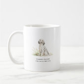 Engelse Setter-hond Aquarel Ras Citaat Koffiemok (Links)