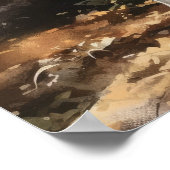 Engelse Setter Hond Kunstprint Poster (Hoek)
