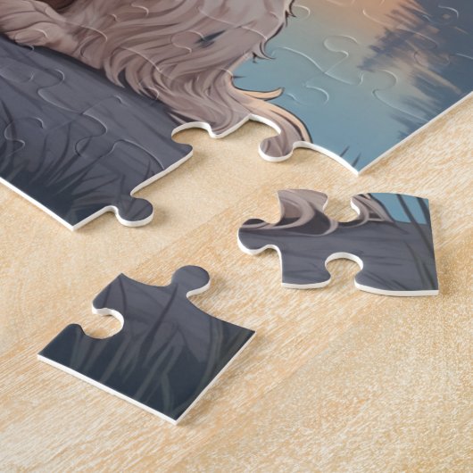 Engelse Setter hond Legpuzzel (Zijkant)