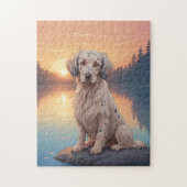 Engelse Setter hond Legpuzzel (Verticaal)