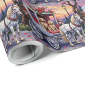 Engelse Setter Hond Valentijnsdag Cadeaupapier (Rol Hoek)