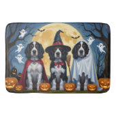 Engelse Setter Honden Pompoen Halloween Grappig Badmat (Voorkant)