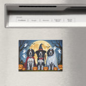 Engelse Setter Honden Pompoen Halloween Grappig Magneet (Insitu (Vaatwasser))