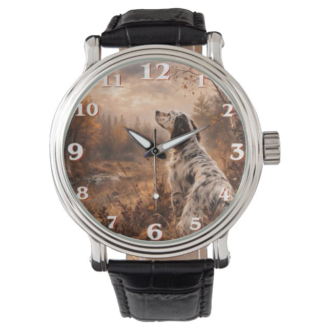 Engelse Setter Horloge (Voorkant)