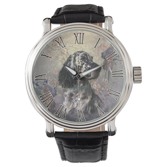 Engelse Setter Horloge (Voorkant)