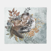 Engelse setter, houtsnip jacht, kunst fleece deken (Voorkant (Horizontaal))