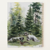 Engelse setter, houtsnip jacht, kunst planner (Achterkant)