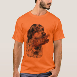 Engelse Setter, houtsnip jacht T-shirt