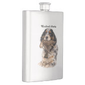 Engelse Setter, Houtsnip Jagen ,Hond Kunst Flacon (Rechts)