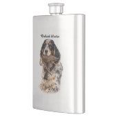 Engelse Setter, Houtsnip Jagen ,Hond Kunst Flacon (Links)