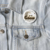 Engelse Setter, Houtsnip jagen Ronde Button 5,7 Cm (In situ)