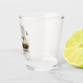 Engelse Setter, Houtsnip jagen Shot Glas (Rechts)