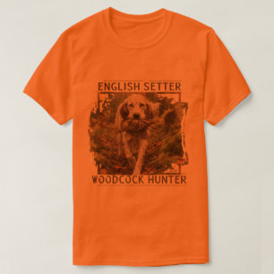 Engelse Setter, houtsnip jagen T-shirt