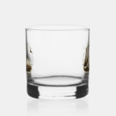 Engelse Setter, Houtsnip jagen Whisky Glas (Links)