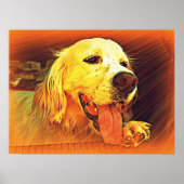 Engelse Setter Hunting Dog Poster (Voorkant)