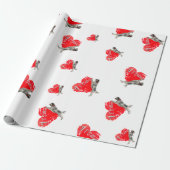 Engelse Setter, Hunting Dog Sierkussen Beverage Cadeaupapier (Uitgerold)