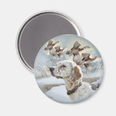 Engelse Setter Hunts Magneet (Voorkant / Achterkant)