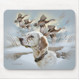 Engelse Setter Hunts Mousepad Muismat