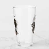 Engelse Setter, jacht op houtsnippers Glas (Links)