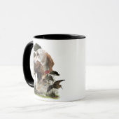 Engelse Setter, jacht op houtsnippers Mok (Voorkant links)