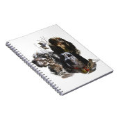 Engelse Setter, jacht op houtsnippers Notitieboek (Rechterzijde)