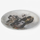 Engelse Setter, jacht op houtsnippers Papieren Bordje (Gekanteld)